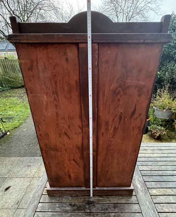 Image 1 of Vetrina in mogano massello | 1890–1900 | Neorinascimentale / Art Nouveau | Intarsi ovunque!