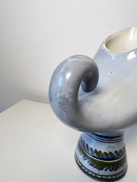 Image 1 of Rooster vase by Roger Capron - zoomorphic ceramic from Vallauris, 1950s