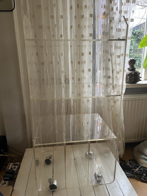 Image 1 of Plexiglass audio cabinet