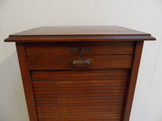 Image 1 of Antique roller shutter cabinet
