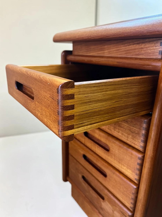 Salin Møbler Teak Bureau – Deens Modern Design met 5 Lades | Made in Denmark – Wood, Mid Century Modern (photo 12 of 18)