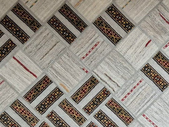 Image 1 of Kelim-Patchwork-Teppich