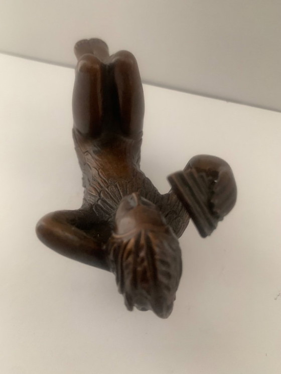 Image 1 of Escultura de Ernst Fuchs, Arte en bronce, Reina de la noche, Papageno, Arte de Papagena, Las bellas artes, La flauta mágica