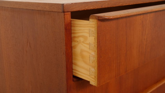 Vintage Deense Ladekast | Teak | 6 Lades | 106 Cm – Ladekasten, Wood (photo 7 of 9)