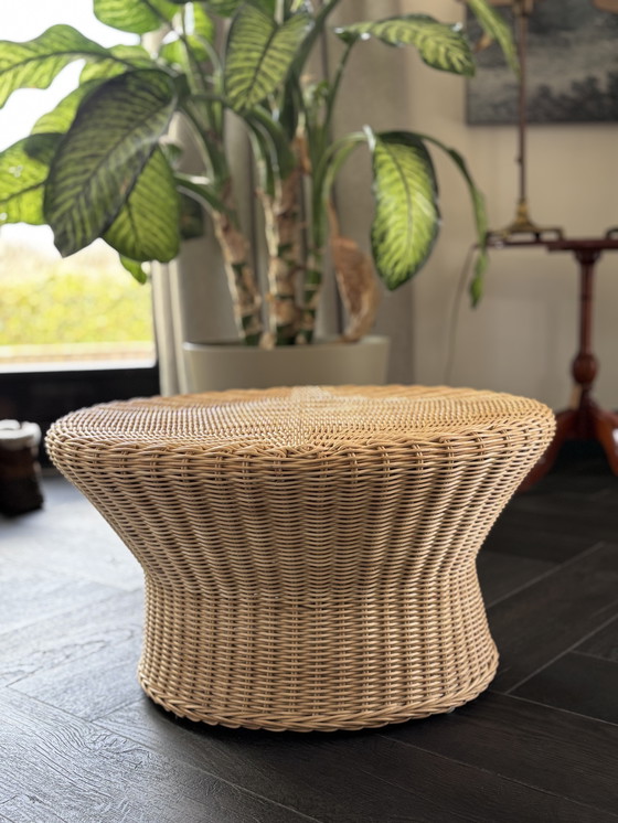 Image 1 of Wicker Mushroom Side Table