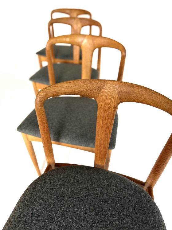 Image 1 of 4x sedia da pranzo restaurata 'Juliane', Johannes Andersen, Uldum Møbelfabrik '60