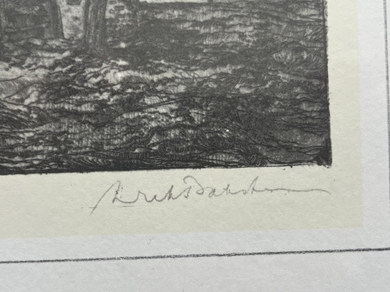 Image 1 of 4 etchings by Dirk Baksteen – signed and numbered