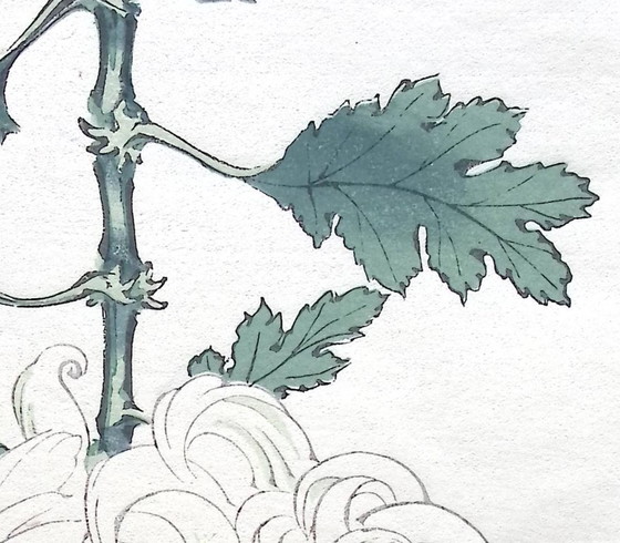 Keika Hasegawa "One Hundred Chrysanthemums" – Paintings & Drawings, Paper (photo 13 of 14)