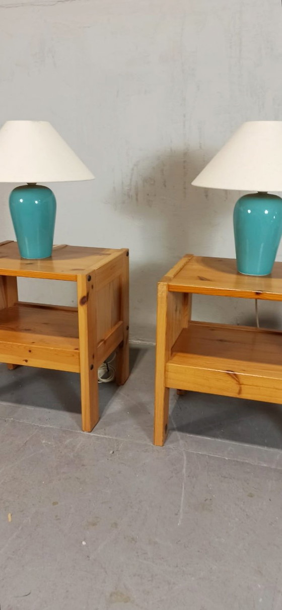 Image 1 of 2 x lampade da tavolo classiche, turchese