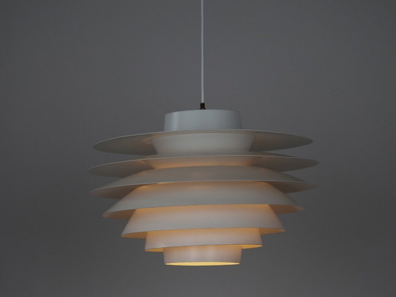 Image 1 of Lampada a sospensione vintage danese Verona di Svend Middelboe, Lyfa, 1962