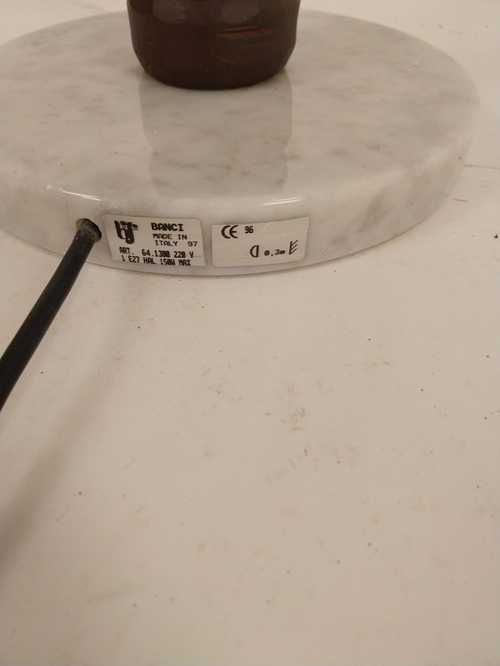 Image 1 of 1 X Banci Firenze Bronze avec verre de Murano Lampadaire 1970