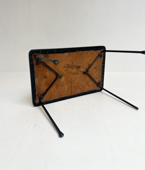 Image 1 of Poltrona modello 5002 con tavolo di Rudolf Wolf per Elsrijk, anni '50