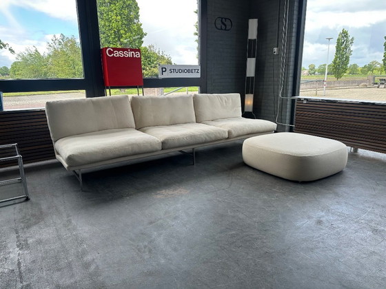 Image 1 of Canapé et repose-pieds Fritz Hansen PL 103, design Piero Lissoni