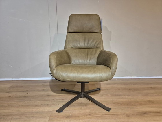 Image 1 of Modello da esposizione Montel Rolf Recliner regolabile - Olive - Pelle
