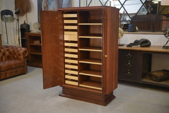 Armadio Art Déco in mogano, firmato A. Bicchierini, anni '40. – Ottone, Art Deco (photo 2 of 14)