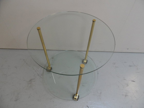 Image 1 of Vintage brass trolley