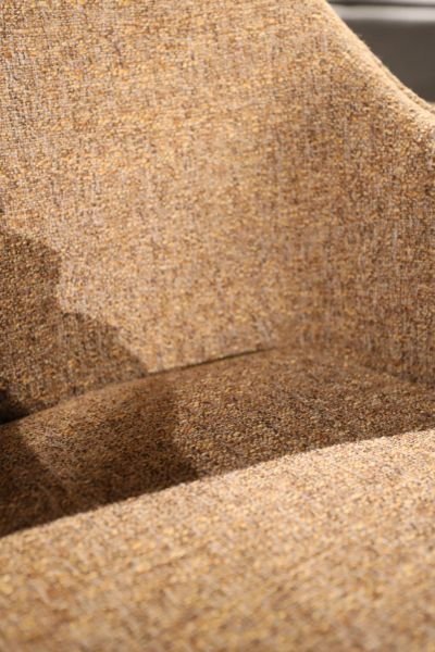 Fauteuil de salle à manger Gianni TMC Label Fusion Cognac