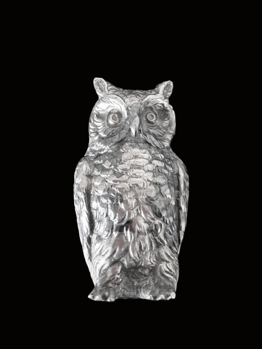 Silver owl - Marked - 63 grams
