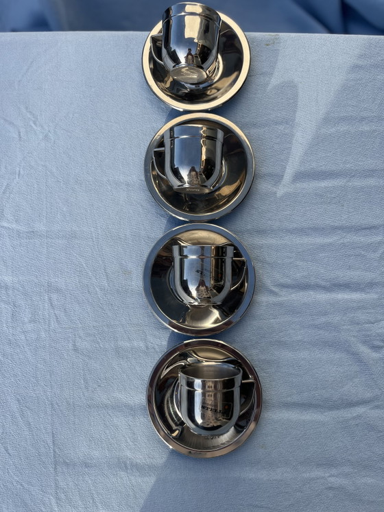 Tazas de espresso italianas de acero inoxidable – prodotti stella, Accesorios de mesa, Metal, rvs (photo 6 of 6)