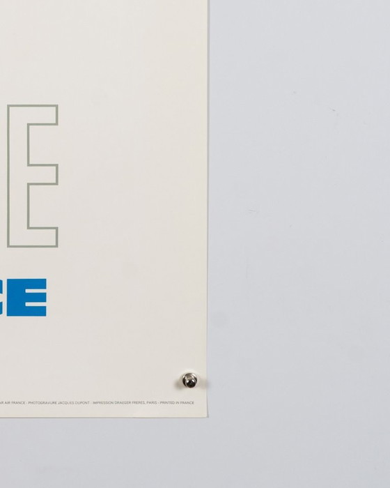 Air France Espagne – 1971 Affiche de voyage vintage originale de Raymond Pagès – Style moderne du milieu du (photo 7 of 8)