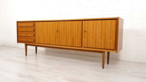 Vintage Sideboard | Walnut | Sleek Design | 229 Cm