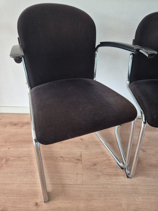 4x Gispen 413 RH Stühle