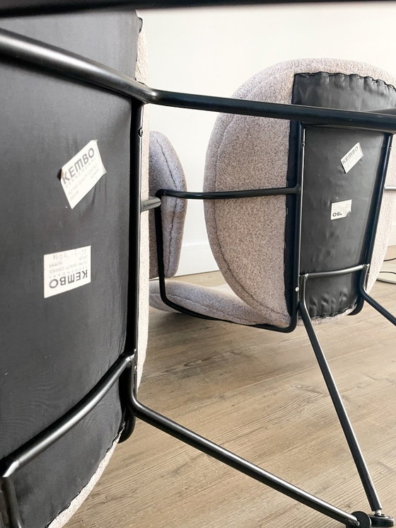 Image 1 of Set aus 2 Kembo Easy Chair 302 – Entwurf von W.H. Gispen – neu bezogen mit Kvadrat