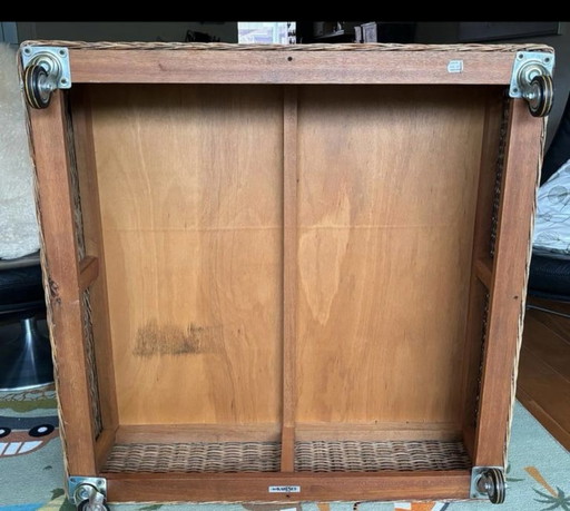 Mesa de centro de ratán de Het Kabinet