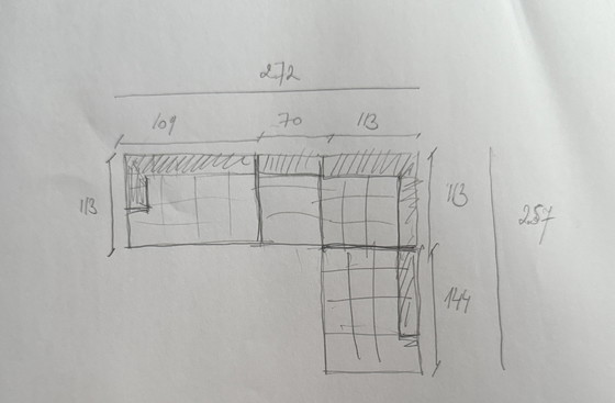 Image 1 of Brand new modular sofa “Temple” by Designwerk, very much in the style of the Tufty-Time by B&B Italia.