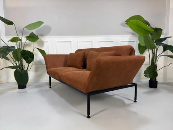 Image 1 of Brühl Roro Canapé Moyen Taron Cuir Braun