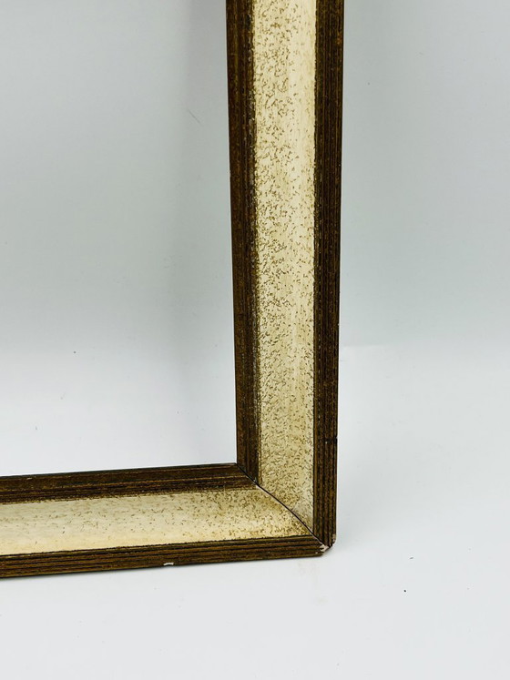 Image 1 of Vintage cream and old gold frame