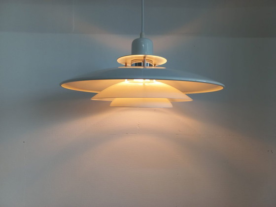 Image 1 of Lampada da soffitto vintage scandinava in metallo, a forma di ciotola o ad anello, anni '70/'80.
