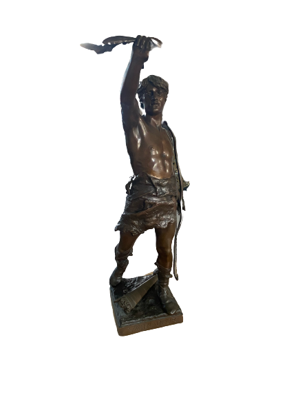 eug. Marioton - bronze sculpture