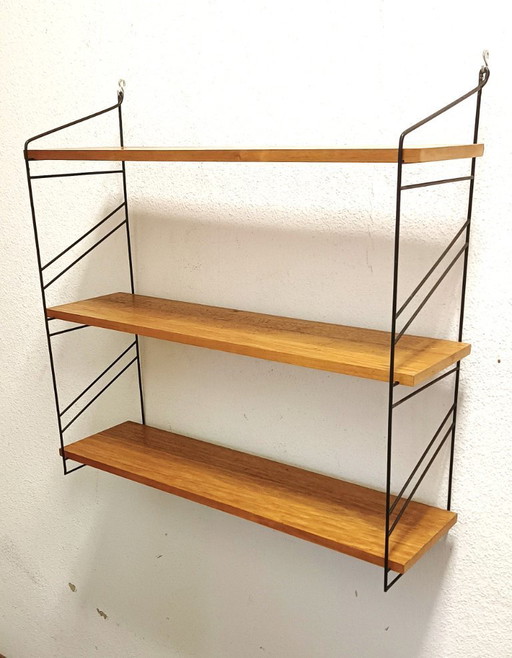 Fifties wall rack with three shelves