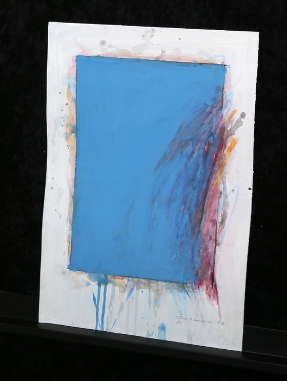 Image 1 of Berner, Bernd - Senza titolo - 1997 - Guazzo su carta fatta a mano - firmato a mano