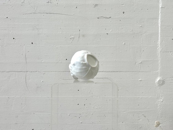 Image 1 of Organically shaped (cabbage-shaped) porcelain vase, 1970s