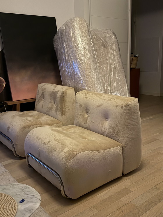 Image 1 of Tubular lounge chairs by Adriano Piazzesi, 1970