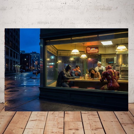 Foto afgedrukt op plexiglas of aluminium / Beperkte oplage / Straatkunst / Originele decoratie / Geïnspireerd door Edgar Hooper