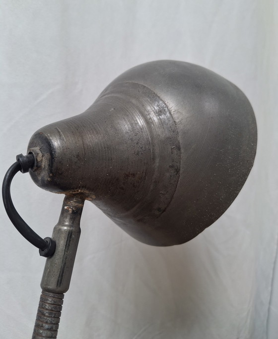 Image 1 of 2 French vintage industrial table lamps. No. 468 and 786.