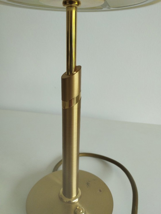 B+M Leuchten table lamp, brass, dimmable, vintage (photo 8 of 13)