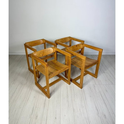 4x Pin Vintage Modèle 313 Chaises Trybo par Edvin Helseth 60s