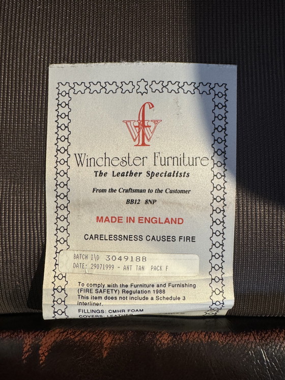 Image 1 of Poltrone Chesterfield - Rosso antico