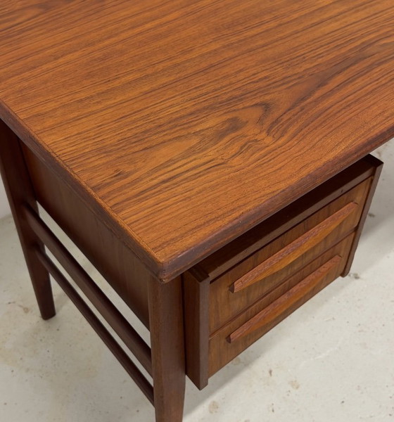 Image 1 of Gunnar Nielsen Teak Desk for Tibergaard, 1960s.