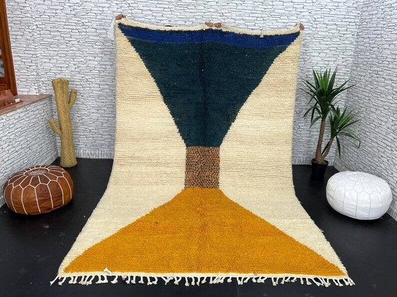 Handgemaakt wollen vloerkleed 3/2 Marokkaans – Vloerkleden en tapijten, Wool, Bohemian (photo 5 of 5)