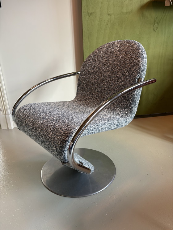Image 1 of Silla Fritz Hansen Verner Panton 123 con reposabrazos