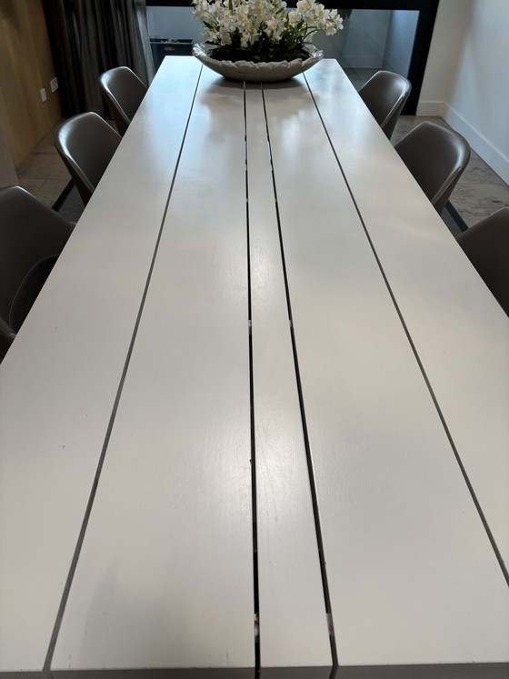 Image 1 of Beautiful white designer dining table