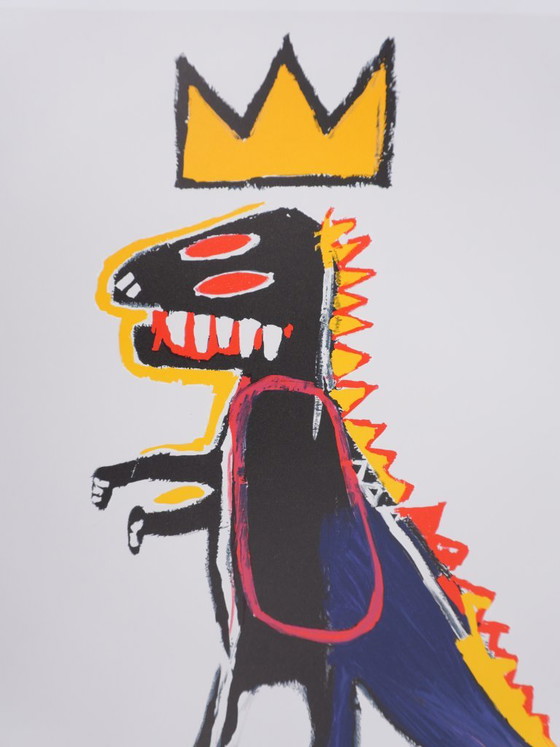 Jean-Michel Basquiat: Crowned T-Rex (Pez Dispenser), Signed Lithograph – Lithographs & prints, Paper (photo 6 of 6)