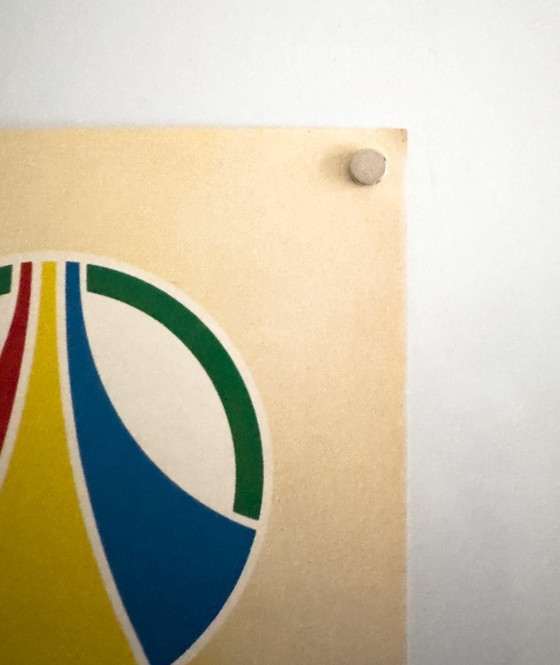 Image 1 of Campionati del Mondo di Sci Alpino Valtellina '85 – 1984 – Cartel original de Elvio Mainardi – 87 × 63 cm 