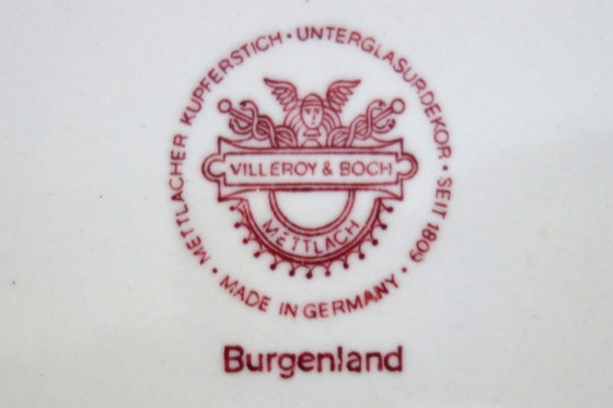 Image 1 of 3 platos rojos de Villeroy & Boch Burgenland
