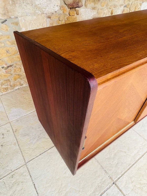 Image 1 of Mid-Century, Ash and Mahogany Sideboard 1950s